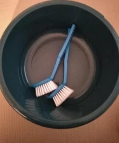 Set De Vaisselle éponges à Récurer 6 Pcs., éponges à Récurer 10 Pcs., Torchon 35x35 Cm, Brosse à Vaisselle 19 Cm 2 Pcs.