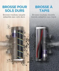 ALLROUNDSGOODS-P7 Aspirateur Balai Sans Fil Pliable 450W 25KPa Moteur Sans Balai 70 Minutes De Temps De Travail Batterie Amovible 0,8L Tasse à Poussière -Nettoyage Produits Boutique 1003x1200 1