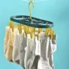 Borvat® |Sous- Sous-vêtements Magic Pince à Linge Cintre 360 Corde à Linge Pliable Multifonction Gain De Place Pas Cher Abordable 12 Épingles à Linge Cintre 12 Épingles à Linge -Nettoyage Produits Boutique 1003x1200