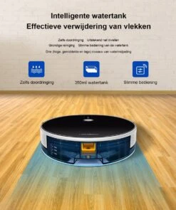 Liectroux C30B : Aspirateur Robot - Aspirateur Robot Intelligent Avec Mémoire Et Application Wifi - Forte Puissance D'Aspiration - Vadrouille Intelligente - Commande Vocale