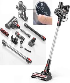 Aspirateur Balai Sans Fil 200Watt 6en1 Avec 4 Accessoires Différents - Sans Sac - Filtre Hepa - Aspirateur à Main - Voleur à Main 26 Aspirateur Balai Sans Fil 200Watt 6en1 Avec 4 Accessoires Différents - Sans Sac - Filtre Hepa - Aspirateur à Main - Voleur à Main -Nettoyage Produits Boutique 1013x1200
