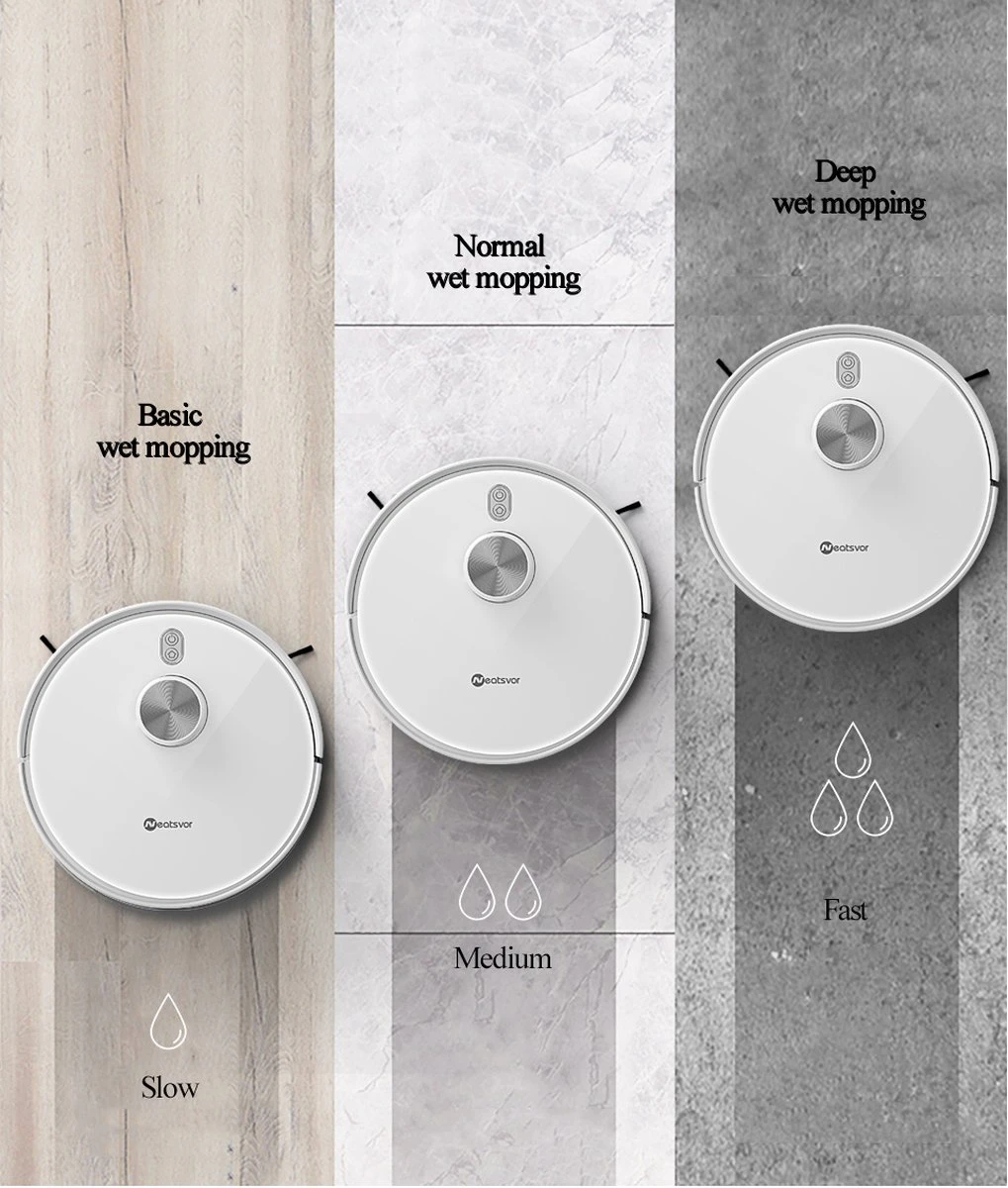Aspirateur Robot NEATSVOR Avec Station De Charge - Aspirateur Robot Avec Fonction De Nettoyage - Vidange Automatique - Wit 8 Aspirateur Robot NEATSVOR Avec Station De Charge - Aspirateur Robot Avec Fonction De Nettoyage - Vidange Automatique - Wit – Image 6