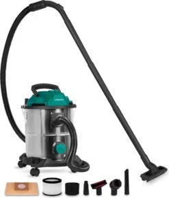 Aspirateur Eau Et Poussière VONROC - Aspirateur Tout Usage - 1400W - Fonction Soufflerie - Réservoir 20L - Tuyau 3m - Câble D'alimentation 6m