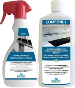 Set D'entretien - Plans De Travail En Pierre Naturelle Et Composite - Componet 300ml Et Stony 500ml - Berdy