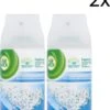 Air Wick Refill Automatic Spray - Fris Linen & Witte Lilas Blossom - 70 Days Fris Parfumé - 2 Sprays