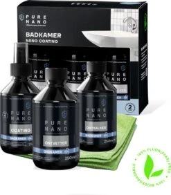 Pure Nano Revêtement Pour Salle De Bain & Douche - Nano Revêtement - Nano Spray - Spray Hydrofuge - 250 Ml