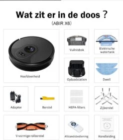 Robot Serpillière Beekit - Aspirateur Robot - Aspirateur Robot Avec Fonction De Serpillière - Système De Serpillière - Aspirateur Robot Avec Station De Charge - Zwart -Nettoyage Produits Boutique 1062x1200 1