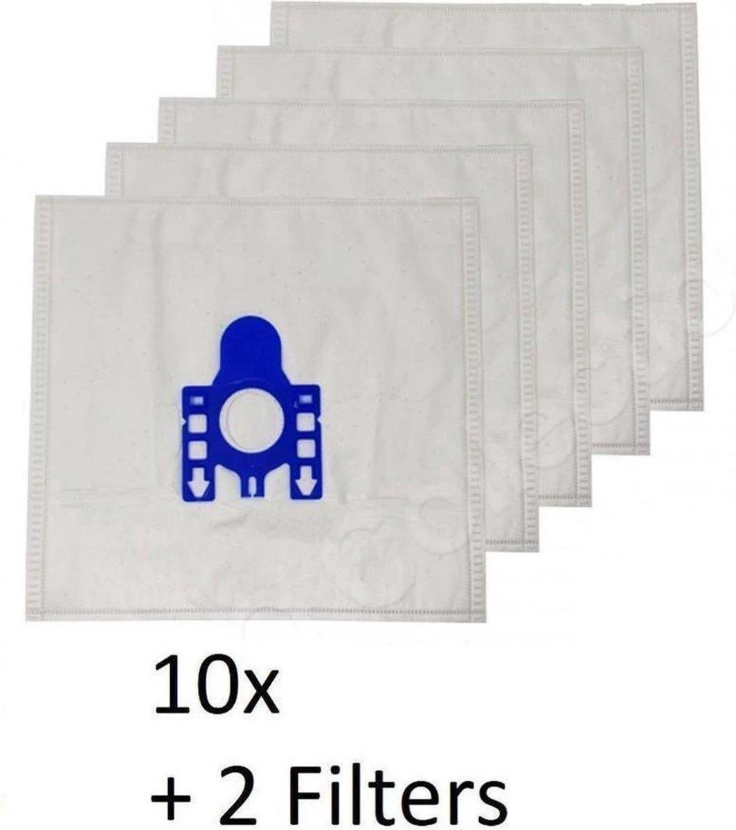 10x Sacs Sacs D'aspirateur Pour Miele Complète C2 Hardfloor / Powerline/ Cat & Dog Modèles Aspirateur - Set De 10 Sacs Avec 2 Pièces Filtre 4 10x Sacs Sacs D'aspirateur Pour Miele Complète C2 Hardfloor / Powerline/ Cat & Dog Modèles Aspirateur - Set De 10 Sacs Avec 2 Pièces Filtre – Image 2