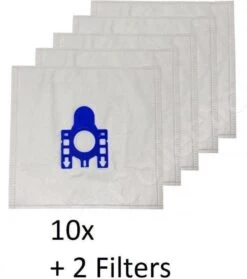 10x Sacs Sacs D'aspirateur Miele Complète C3 Noir Pure PowerLine / Ecoline Modèles Aspirateur - Set De 10 Sacs Avec 2 Pièces Filtre