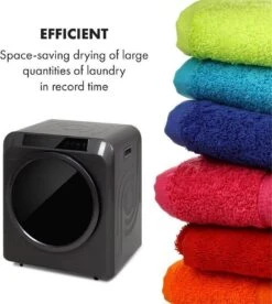 Sèche-linge Klarstein EZ Dry Sèche-linge à Air Extrait 1500W - Chargement Frontal - Capacité De Lavage 6 Kg - 3 Réglages De Chaleur - 6 Programmes -Nettoyage Produits Boutique 1074x1200