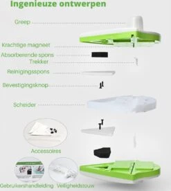 Essuie-glace Double Face 20-30 Mm - Nettoyant Pour Vitres - Brosse Magnétique - Chamois De Lessive Glas - Outils -Nettoyage Produits Boutique 1075x1200 2