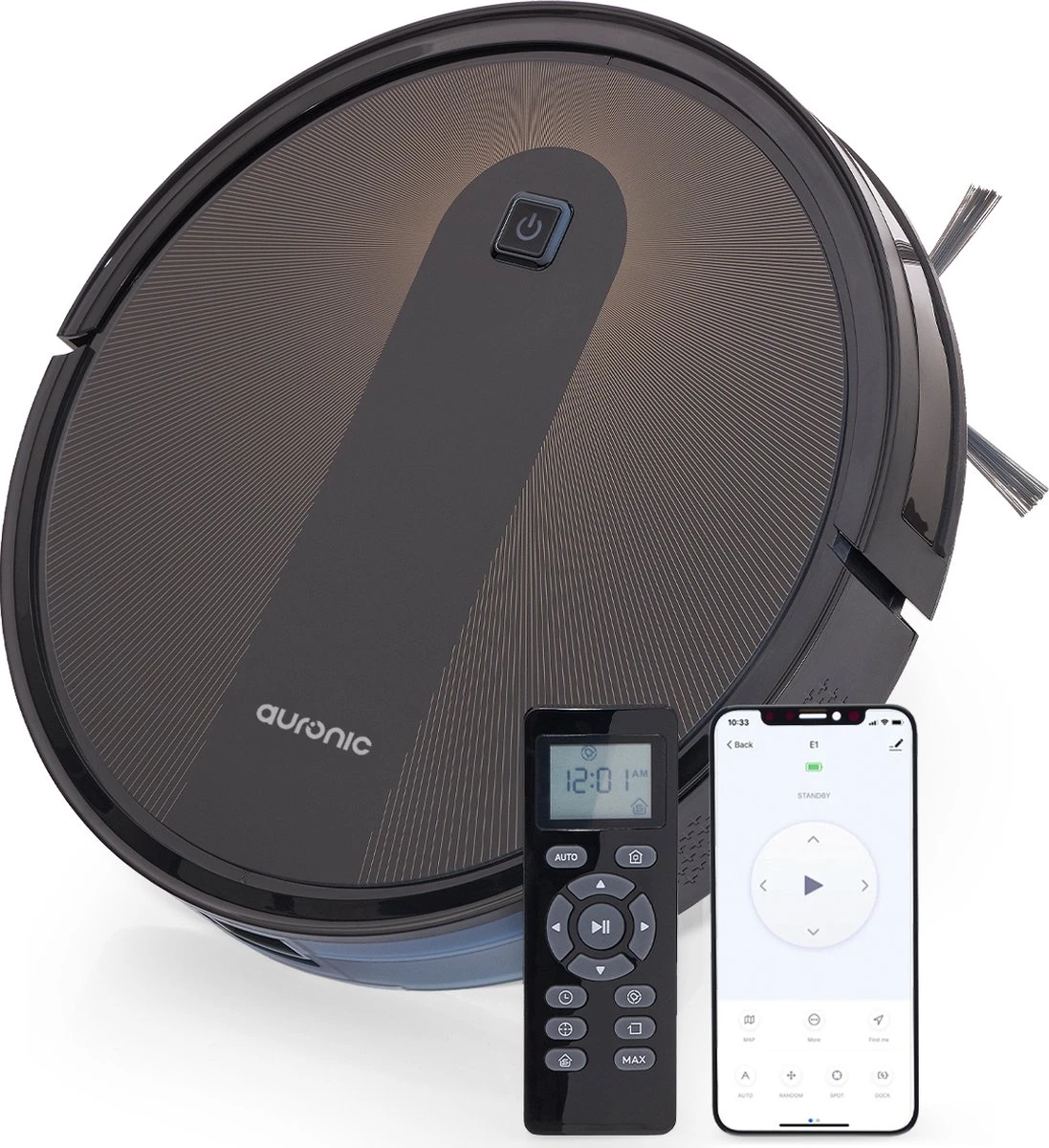 Aspirateur Robot WiFi LifeGoods - 1400 Pa - Fonction De Nettoyage - Sans Fil - Station De Charge Automatique - Poussière Aux Poils De Chien - Zwart Avec Accents Oranje 3 Aspirateur Robot WiFi LifeGoods - 1400 Pa - Fonction De Nettoyage - Sans Fil - Station De Charge Automatique - Poussière Aux Poils De Chien - Zwart Avec Accents Oranje