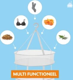 LaundrySpecialist® PRACTICAL MESH DRYER XL Pour Le Linge Délicat - Pour Un Séchage Direct Et Facile Du Linge Petit Et / Ou Délicat. Dimensions: 45 X 45 X 30 Cm. -Nettoyage Produits Boutique 1098x1200 1