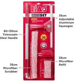 Essuie-glace 5 Pièces Decopatent® Avec Poignée Télescopique - Lavage Professionnel Des Fenêtres - Glasreinigingset Poignée Extensible Déclencheur De Fenêtre -Nettoyage Produits Boutique 1101x1200 4