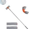 Manche Télescopique Lavage Vitres - Manche Télescopique Avec Brosse Multifonctionnel - Extensible Avec Tête Flexible - Set Complet - Jusqu'à 165 Cm