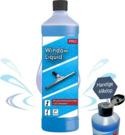 Liquide Pour Vitres Professionnel. Avec Bouchon à Clic | Nettoyant Vitres 500ml | Savon Pour Vitres