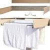 Séchoir à Linge Pliable Homestic© - Longueur De Séchage 6 M - Séchoir à Wasrek Universel Pour Salle De Bain/ Jardin/chambre/balcon - Aluminium - Cappuccino -Nettoyage Produits Boutique 1117x1200 2