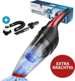 Aspirateur à Main Sans Fil Avec Super Puissance D'aspiration - Wet And Droog - 5800Pa - Aspirateur à Main - Aspirateur à Main - Aspirateur - Poils D'animaux - Sans Fil - Pour La Maison, La Voiture, Le Bureau, Etc.