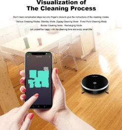 Liectroux C30B : Aspirateur Robot - Aspirateur Robot Intelligent Avec Mémoire Et Application Wifi - Forte Puissance D'Aspiration - Vadrouille Intelligente - Commande Vocale -Nettoyage Produits Boutique 1125x1200 1