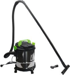 Aspirateur De Construction En Acier Inoxydable Profeco 1000W - 12 Litres - Aspirateur à Eau - Accessoires De Vêtements Pour Bébé Inclus