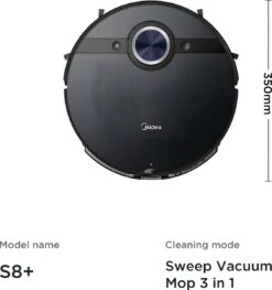 Midea-robot Aspirateur Avec Fonction De Nettoyage-Station De Charge-Système De Navigation LDS-technologie Vocale-poubelle De Collecte 2,5L 15 Midea-robot Aspirateur Avec Fonction De Nettoyage-Station De Charge-Système De Navigation LDS-technologie Vocale-poubelle De Collecte 2,5L -Nettoyage Produits Boutique 1129x1200 2