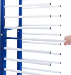 Chariot De Séchage De Peinture Etendoir De Séchage Etendoir De Séchage De Peinture - Réglable - 15 Couches De Séchage - Roues Pivotantes - Blauw - Capacité De Charge De 300 Kg -> 20 Kg Par Couche -Nettoyage Produits Boutique 1133x1200