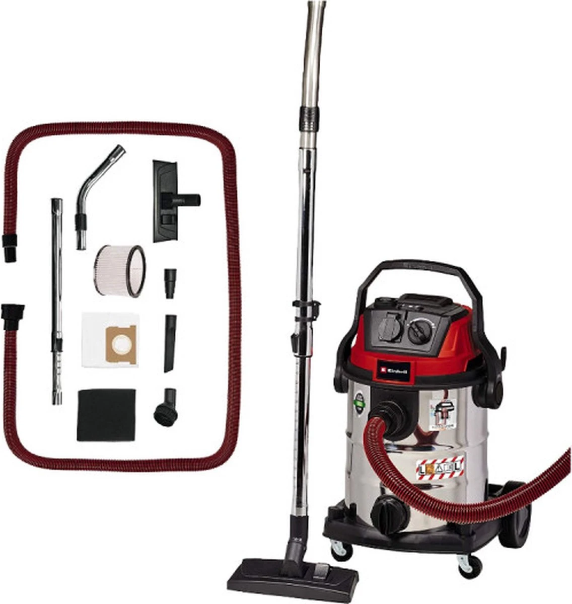 Set EINHELL - Aspirateur Eau/poussière TE-VC 2025 SACL - 1200W - 25L - Défonceuse TC-RO 1155 E - 1100W - 55mm - Set De 15 Forets 4 Set EINHELL - Aspirateur Eau/poussière TE-VC 2025 SACL - 1200W - 25L - Défonceuse TC-RO 1155 E - 1100W - 55mm - Set De 15 Forets – Image 2