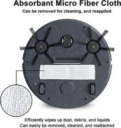 Jallen Gabor IS25 Ménage Charge Automatique Balayage Robot Aspirateur Intelligent, Spécifications Du Produit: 25X25X6cm -Nettoyage Produits Boutique 1136x1200 4