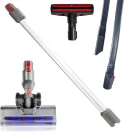 Maxorado Turbo Buse + Tube + Embout Rembourrage + Embout Plat XL Flexible Brosse D'aspiration Pour Dyson V7 V8 V10 V11 V15 Ensemble D'accessoires Aspirateur Turbo Brosse Aspirateur Tube