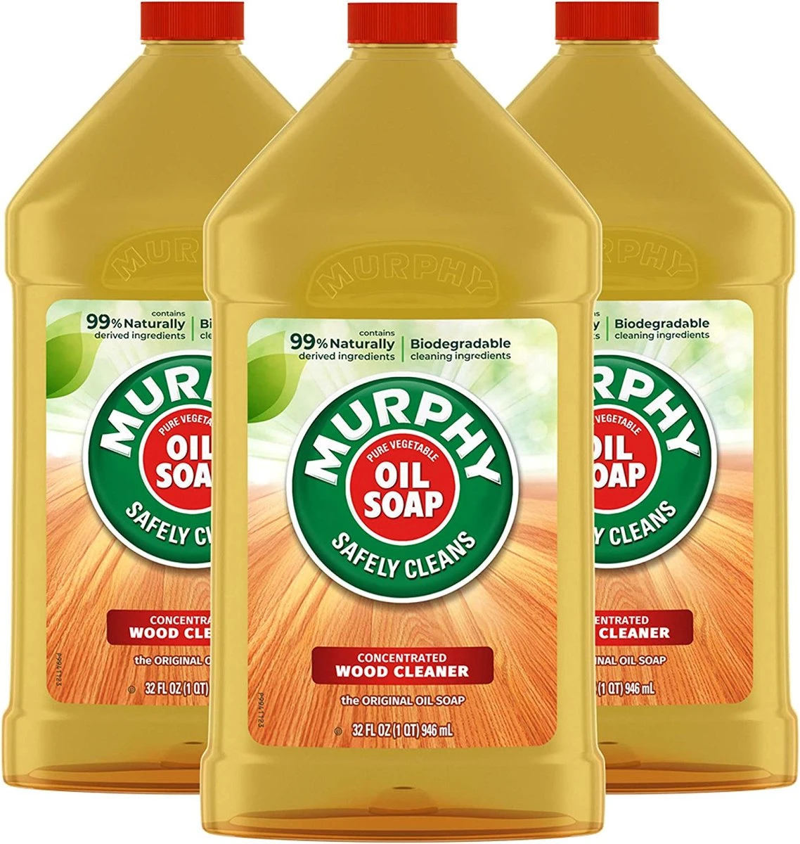 Murphy Nettoyant Parquet Nettoyant Concentré - Nettoyant Parquet - 99% Végétal - BIO - 3X 946 ML 3 Murphy Nettoyant Parquet Nettoyant Concentré - Nettoyant Parquet - 99% Végétal - BIO - 3X 946 ML