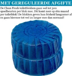 Blocs Sanitaires Clean Fresh - Blocs Sanitaires Pack économique Pour 5 Mois - Bloc Sanitaire Universel Pour Tout Réservoir De Chasse / GROHE / GEBERIT / Réservoir De Chasse Encastré -Nettoyage Produits Boutique 1140x1200 3