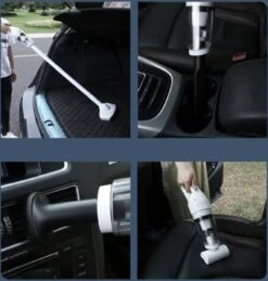 Aspirateur Sans Sac - Aspirateur Sans Fil 13000Pa - Aspirateur De Voiture Portable 120W - Mini Aspirateur Sans Fil - Batterie Au Lithium Grande Capacité 4000mAh - Aspirateur 2 En 1 Sans Fil Pour Voiture Et Maison - Wit -Nettoyage Produits Boutique 1143x1200 2