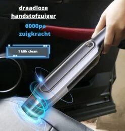 CYN Commerce - Aspirateur De Voiture Rechargeable - 6000PA - Aspirateur à Main - Aspirateur à Main - Aspirateur De Voiture - Convient Pour La Voiture Et La Maison - Sans Fil - Aspiration Puissante - Accessoires Inclus - Zwart -Nettoyage Produits Boutique 1146x1200 2