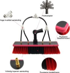 Brosse Télescopique Kibani 6m - Manche Télescopique Lave Vitres - Manche Télescopique Avec Brosse - Manche Télescopique - Manche Télescopique Avec Jet D'eau - Lave Vitres - Manches Télescopiques -Nettoyage Produits Boutique 1147x1200 7