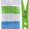 36x Épingles à Linge Vert / Bleu / Blanc En Plastique 9 Cm - Entretien Ménager - Faire La Lessive - Accrocher Le Linge - Pinces à Linge / Épingles à Linge à Linge / Pinces En Plastique -Nettoyage Produits Boutique 1153x1200 1