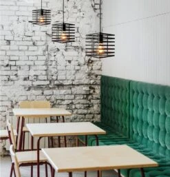 Suspension Noire - Lampe D'ambiance - Plafonnier - Lampe De Cuisine - Ø15 Cm - Zwart - Métal - Carré - Industriel - Réglable En Longueur - E27 - 240V - Sans Source Lumineuse -Nettoyage Produits Boutique 1153x1200 5