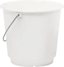 Homard | Seau Super Pratique | Seau Professionnel | Couleur : Blanc | Nettoyage | 10 Litres | Facile à Utiliser | Avec Support En Métal | Utilisation Quotidienne