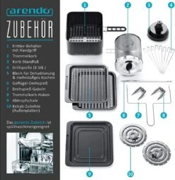 Mini Four Multifonctionnel Friteuse à Air Chaud – 10 Litres – Air Fryer Friteuse Gril Rotatif – Déshydrateur – Convection – Pizza Poulet Pommes – Applications En Acier Inoxydable – Certifié GS -Nettoyage Produits Boutique 1162x1200 2