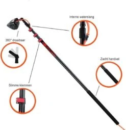 Manche Télescopique Avec Brosse Ensemble De 6 Pièces - Télescope Avec Brosse - Manche Télescopique Pour Le Nettoyage Des Vitres - Extensible Jusqu'à 4,6 Mètres - Avec Distributeur De Savon -Nettoyage Produits Boutique 1163x1200 2