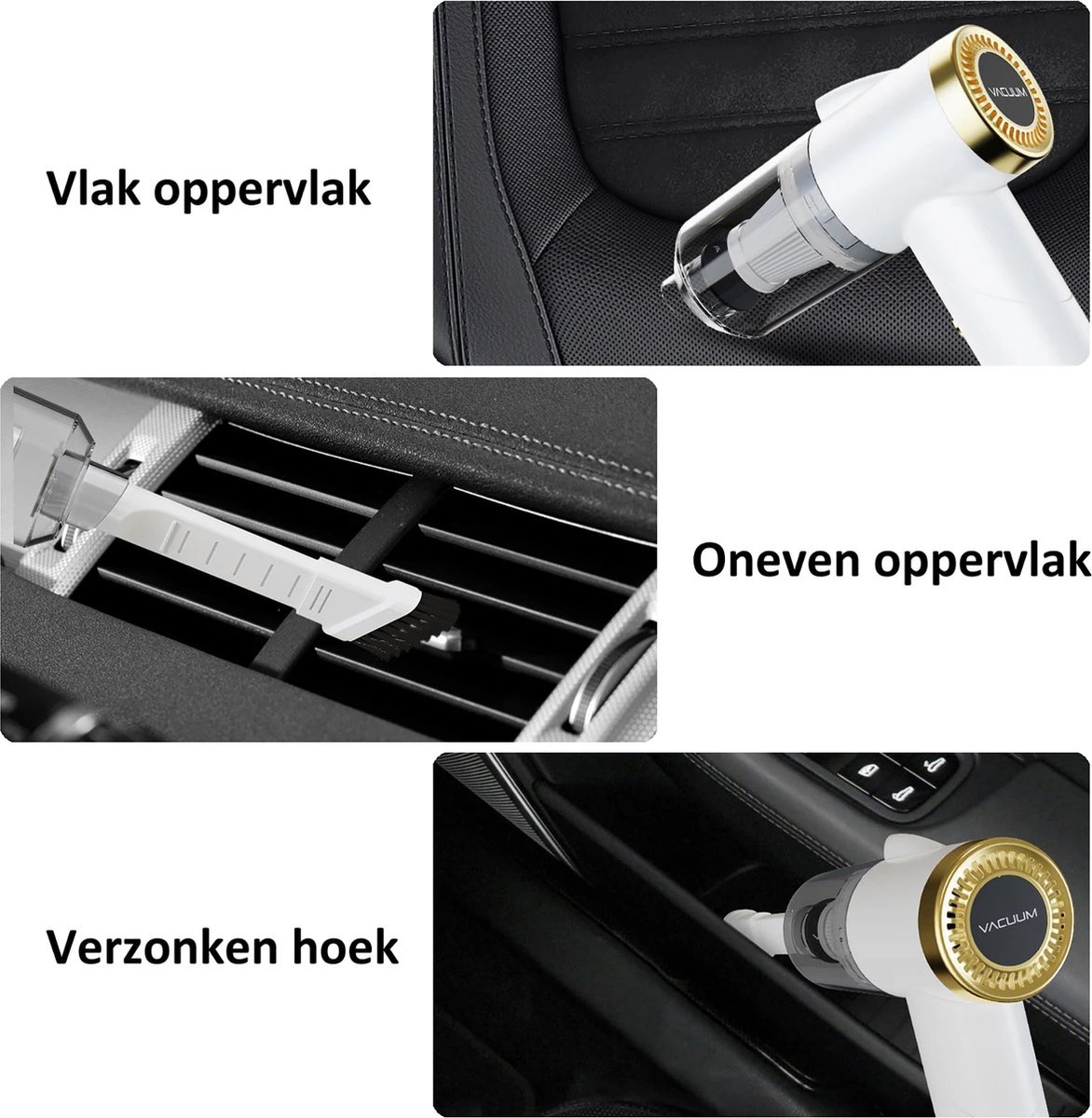 Dr. Wonder Handheld Thief Sans Fil - Aspirateur à Main Pliable - Solide Et Liquide - Rechargeable Par USB - Nettoyant Pour Poils D'animaux - Zwart 10 Dr. Wonder Handheld Thief Sans Fil - Aspirateur à Main Pliable - Solide Et Liquide - Rechargeable Par USB - Nettoyant Pour Poils D'animaux - Zwart – Image 8