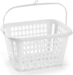 Panier/plateau Pinces à Épingles à Linge 20 X 25 X 14 Cm Blanc - Lessive/ Faire La Lessive - Ranger Les Pinces à Épingles à Linge - Panier à Pinces