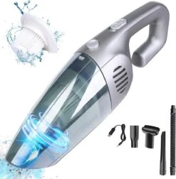 Aspirateur à Main, Aspirateur à Main, Aspirateur Sans Fil, Mini Aspirateur Fityou 7000pa 120W Aspirateur à Main Humide-sec, Aspirateur USB 2600mAh, Aspirateur Léger Pour La Maison, La Voiture Et Les Animaux De Compagnie - Gris