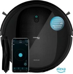Cecotec Conga 1990 Connected T. App, 1400 Pa, Aspira, Barre, Friega Et Mopa, Alexa Et Google Home, Bestfriend Care, 6 Modes