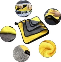 Serviette Sèche Auto Microfibre - Serviette Sèche Voiture Jaune/Gris 1100 Gsm 30x30cm - Serviette Sèche - Chiffons De Nettoyage - Lessive/ Nettoyage / Nettoyage 9 Serviette Sèche Auto Microfibre - Serviette Sèche Voiture Jaune/Gris 1100 Gsm 30x30cm - Serviette Sèche - Chiffons De Nettoyage - Lessive/ Nettoyage / Nettoyage -Nettoyage Produits Boutique 1180x1200 11