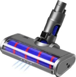 Brosse Rotative Motorisée Compatible Avec Dyson V7 V8 V10 V11 V15 Turbo Raclette Buse électrique Rouleau Souple