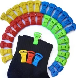 Organiseur De Chaussettes - 36 Pinces à Chaussettes Pour Machine à Laver Et Sèche-linge - Pinces à Chaussettes Pour Lessive Avec Cintre Pour Corde à Linge - Chaussettes Avec Les Pinces à Chaussettes Directement Sur Le Tiroir - 4 Couleurs -Nettoyage Produits Boutique 1183x1200 3