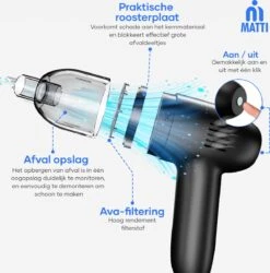 MATTI® - Aspirateur à Main - Aspirateur à Main - Aspirateur à Main Sans Fil - Mini Aspirateur - Aspirateur à Main - Aspirateur Voiture - Aspirateur à Main Sans Fil -Nettoyage Produits Boutique 1184x1200 1