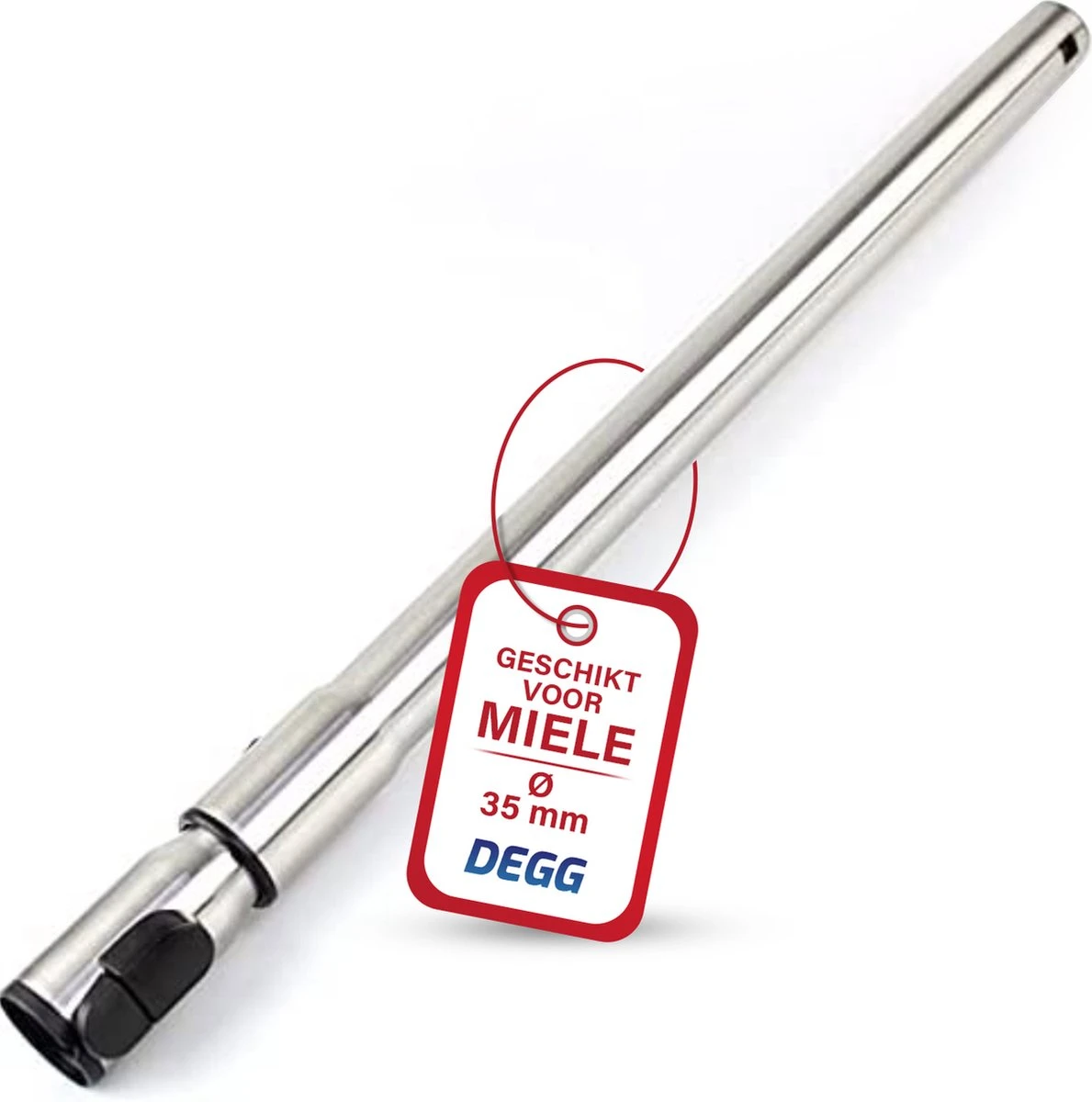 DEGG - Tube Télescopique / Tube D'aspirateur - Convient Pour Miele - 35mm - Avec Système De Clic - Tige D'aspirateur - Pièces D'aspirateur - Qualité Premium 3 DEGG - Tube Télescopique / Tube D'aspirateur - Convient Pour Miele - 35mm - Avec Système De Clic - Tige D'aspirateur - Pièces D'aspirateur - Qualité Premium