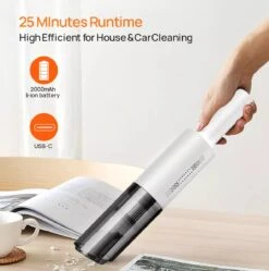 Aspirateur De Voiture Sans Fil Avec Aspirateur à Main Pour Usage Domestique En Voiture Double Forte Aspiration -Nettoyage Produits Boutique 1190x1200 4
