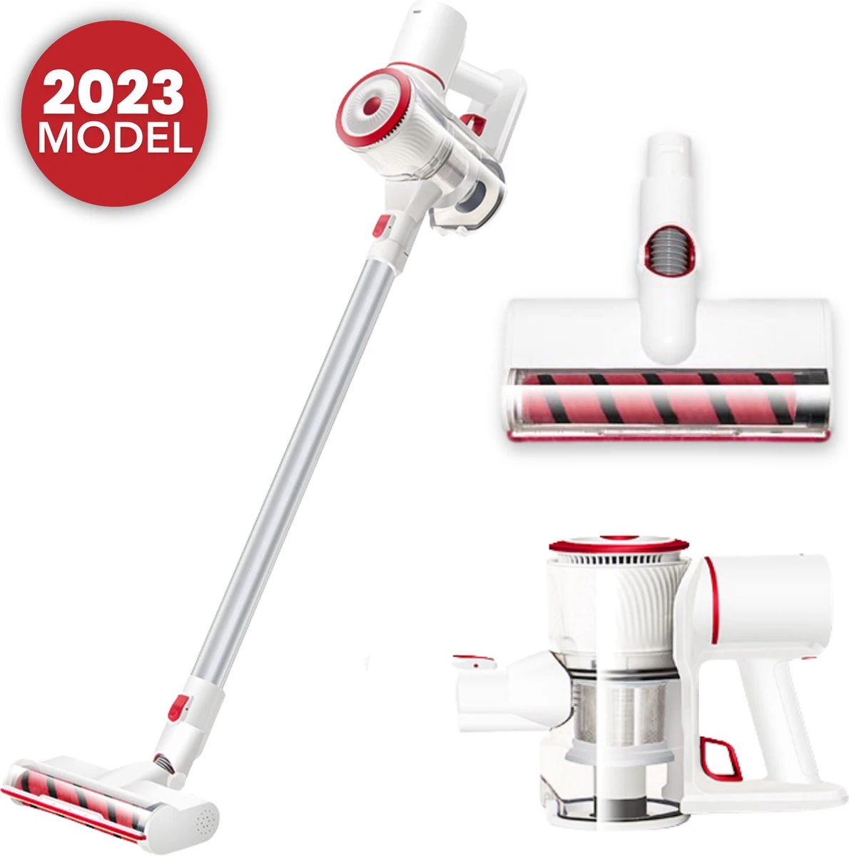 Aspirateur Sans Fil - Aspirateur Balai à Main - 3 En 1 - Siècle Des Lumières LED - 250 W - Rechargeable - Cadeau Vaderdag 3 Aspirateur Sans Fil - Aspirateur Balai à Main - 3 En 1 - Siècle Des Lumières LED - 250 W - Rechargeable - Cadeau Vaderdag